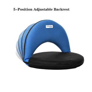 Silla de Piso Plegable de Acero Ligero de Diseño Moderno sin Patas para Uso en Interiores/Exteriores, Dormitorio, Camping y Sala de Estar - Product Image 3