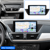 Lecteur DVD de voiture BHNEW, autoradio Android pour BMW X1 E84 2009-2015, CarPlay sans fil, autoradio stéréo, navigation GPS, DSP, écran partagé