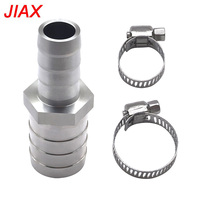 Adaptateur réducteur de tuyau en acier inoxydable 3/4 à 1/2 pouce, kit de réparation de raccord de tuyau, coupleur réducteur universel pour tuyau