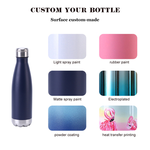 TY botella 350ml/500ml frasco de vacío de doble pared de acero inoxidable termo vacío 17oz botella de agua deportiva taza de vacío - Product Image 6