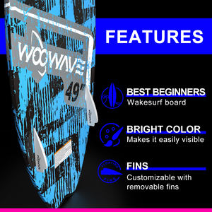 เวคเซิร์ฟบอร์ด<span class=keywords><strong>ราคา</strong></span>โรงงาน สำหรับผู้เริ่มต้น วัสดุพรีเมียม ขนาด 49 นิ้ว เวคบอร์ดไฟเบอร์กลาส - Product Image 4