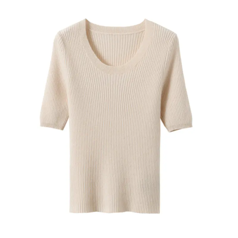 Maglioni da donna griffati da donna a maniche lunghe con collo a V in Cashmere Cardigan di lusso 85% maglione in 10% di seta Cashmere da donna