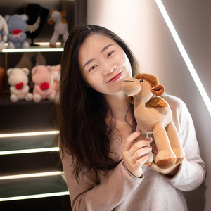 Dễ thương màu nâu sang trọng Keychain tăng Gấu Thỏ Lạc Đà đồ chơi mềm Túi động vật Mặt dây chuyền cho căng thẳng cứu trợ rửa kỹ thuật - Product Image 5