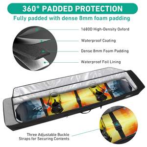 Échantillon gratuit Nouveauté Sac de transport pour planche de surf Sac de voyage pour planche de surf Housse de protection pour planche de surf Sac de transport pour planche de surf à bandoulière pour l'extérieur pour votre planche de surf - Product Image 4