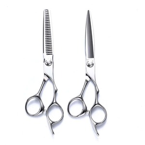 Hairdressing Scissors 440C Stainless Steel Flat Shears Thinning Scissors Salon Hairdresser Professional Hair Cutting Tools - Product Image 1