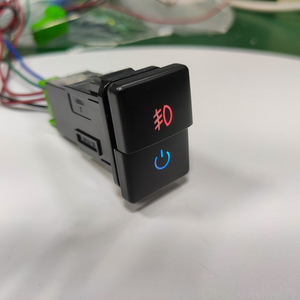 Interruptor de doble botón para Toyota Vios Yaris Chr Highlander, interruptor combinado de actualización de luces antiniebla, Cd 2113 - Product Image 3