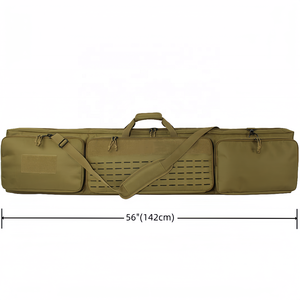 กระเป๋าปืนยาว ALFA สำหรับอาวุธขนาด 55 นิ้ว, กระเป๋าเป้สะพายหลังแบบยุทธวิธีสำหรับปืนคู่ และกระเป๋าปืนแบบมีเบาะ เหมาะสำหรับการล่าสัตว์และการยิงปืน - Product Image 2