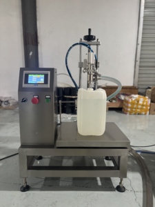 Machine de remplissage semi-automatique pour bouteilles de liquide, machine de remplissage par pesage pour grandes fûts et bouteilles - Product Image 6