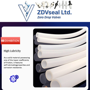 Zdvseal 3mm ~ 18mm OD PTFE trắng tự nhiên cứng ống chống ăn mòn Ozone kháng hóa chất ống nhựa Ống - Product Image 4