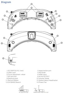 Skyzone Sky04o Pro DIY Drone Điều khiển từ xa bằng nhựa Điện áp đầu ra 5V Phụ kiện thu tín hiệu cho máy bay không người lái có camera - Product Image 6