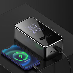 <span class=keywords><strong>Gonfleur</strong></span> de pneu de voiture MiNi avec batterie externe LED 150PSI compresseur d'air sans fil Portable <span class=keywords><strong>gonfleur</strong></span> de pneu de voiture pompe à Air pour voiture - Product Image 4