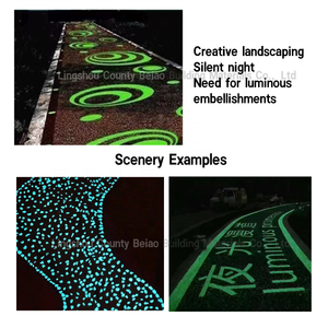 Piedra ultra brillante que brilla en la oscuridad para pavimentar el camino luminoso Camino de jardín Camino de bicicleta - Product Image 6