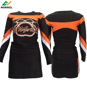 Seragam Cheerleader Pemuda Kustom OEM, Dua Potong