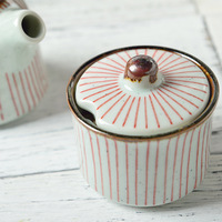 Pot à assaisonnement japonais pour la maison et la restauration, pot à piment, pot à saveur, pot à sauce soja, bouteille à vinaigre, vaisselle créative en céramique