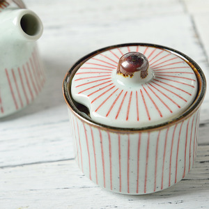 Japanese Household Restaurant Seasoning Jar Chili Jar Flavor Cup Soy <strong>Sauce</strong> <strong>Pot</strong> Vinegar Bottle Ceramic Creative Tableware - Product Image 2