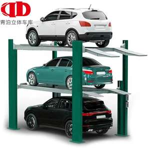 Système de stationnement à 4 piliers certifié CE, élévateur hydraulique pour <span class=keywords><strong>voitures</strong></span> à triple empilage, plateforme de <span class=keywords><strong>garage</strong></span> extérieure, élévateur à double vérin - Product Image 5