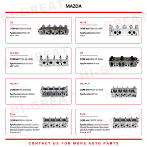 Pièces de moteur automobile pour Mazda TF TF6000 TF39 4.0 L Diesel, compatible avec Mazda T3500 T4000 Trader Ford Trader - Product Image 5