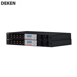 DEKEN DTA-2300 프로페셔널 3 In 1 다기능 PA 오디오 시스템 300w 100V 70V 정전압 전력 증폭기 2 채널 앰프