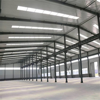 Construction rapide Cadre métallique préfabriqué Structure métallique Atelier Entrepôt insonorisé avec grue de pont