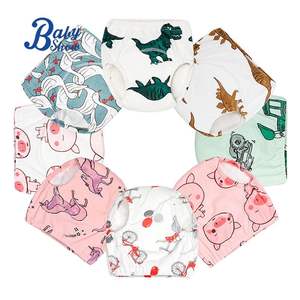 2023新设计棉可重复使用婴儿尿布可洗布尿布训练内裤儿童便裤 - Product Image 1