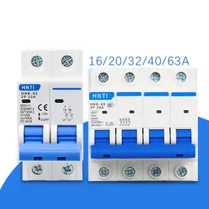 Miniature Circuit Breaker 1-63A 1P 2P 3P 4P 10ka Plug-in MCB