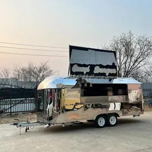 Carrito de Comida Estándar Europeo, Camión de Hamburguesas Móvil, Remolque para Campamento al Aire Libre con Certificación CE - Product Image 6