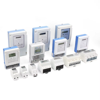 Compteur intelligent numérique monophasé ODM/OEM 5/60A 220V, personnalisable avec NB-IoT/4G/RS485, lecture à distance du compteur d'énergie