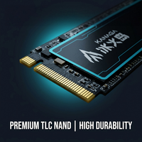Performa SSD M.2 NVMe 2280 PCIe Gen3 hingga 3000MB/s TLC NAND Flash Pengganti Hard Disk Internal untuk Workstation