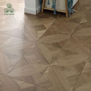 MUMU – plancher de sol en bois recyclé à 3 couches, en os de poisson, à chevrons, bon marché - Product Image 1