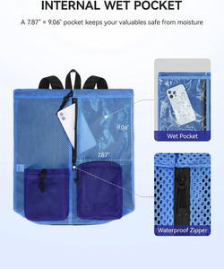 <span class=keywords><strong>Sac</strong></span> à dos à cordon en maille pour hommes et femmes <span class=keywords><strong>Sac</strong></span> d'entraînement <span class=keywords><strong>de</strong></span> plage et <span class=keywords><strong>de</strong></span> gymnastique à poche humide pour <span class=keywords><strong>piscine</strong></span> et natation <span class=keywords><strong>Sac</strong></span> <span class=keywords><strong>de</strong></span> plage à poche humide - Product Image 4