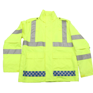 Offre Spéciale visibilité personnalisée jaune vif réfléchissant les travailleurs de la route veste de sécurité à manches longues - Product Image 2