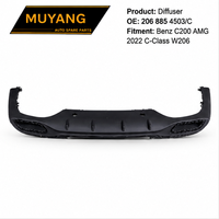 Diffuseur de haute qualité pour Benz C200 AMG 2022 Classe C W206 OE 206 885 4503/C Kit carrosserie pare-chocs avant arrière
