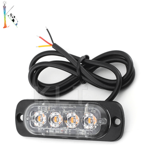 Nueva Luz Estroboscópica de Alta Potencia <span class=keywords><strong>Calite</strong></span> de 4 LED, Advertencia para Camiones, Luz Lateral de 12-24 V, Aluminio - Product Image 5