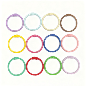 30mm Farbige Emaillierte Buchringe für DIY-Fotoalben, Metallclips für Tischkalender, Loseblatt-Bindungen - Product Image 5