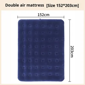 Matelas <span class=keywords><strong>gonflable</strong></span> extérieur simple double personne <span class=keywords><strong>Tapis</strong></span> <span class=keywords><strong>de</strong></span> <span class=keywords><strong>sol</strong></span> en PVC épaissi pour <span class=keywords><strong>randonnée</strong></span> Camping Matelas pneumatique <span class=keywords><strong>Tapis</strong></span> <span class=keywords><strong>de</strong></span> lit paresseux floqué - Product Image 4
