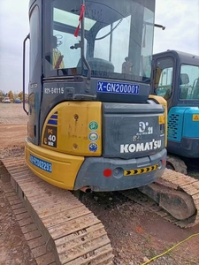 Used Komatsu PC40MR <b>Mini</b> Excavator 4 Ton CE EPA Certified with Engine Gearbox Pump & <b>Motor</b>-Japan Original - Product Image 4
