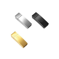 Gravure de logo sans décoloration et sans ternir Fermoir de bijoux magnétique en acier inoxydable durable