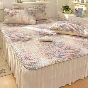 Surmatelas rafraîchissant en latex inodore avec jupe de lit intégrée pour étudiants - Product Image 4