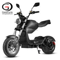 GaeaCycle M11 Miku Max Moto Électrique Scooter 2000W 60V 30Ah 12 "Fat Tire Street Legal