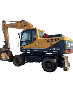 Used Industrial Machinery Extreme Hyundai 210W-9 Excavator All original, performance free, new tires! 21ton excavator