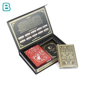 Tùy Chỉnh 2.5*3.5 Inch Kích Thước Tiêu Chuẩn Logo Tùy Chỉnh Cmyk In Ấn Không Thấm Nước Hai Boong Cho Thiết Lập Poker Chơi Thẻ Tùy Chỉnh - Product Image 4