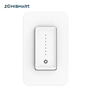 Zemismart Smart Life Alexa Google Home Enable Support Timer Brighter Control Home Automation US Dimmer Swith Touch Switch