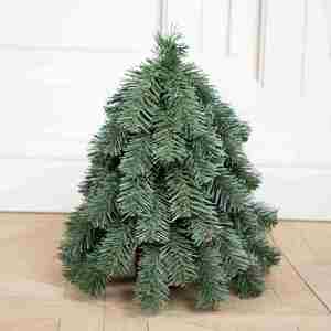 Mini sapin de Noël en PE Noble Fir, ensemble de décoration de bureau DIY, cadeau de Noël pour la maison et le bureau - Product Image 3