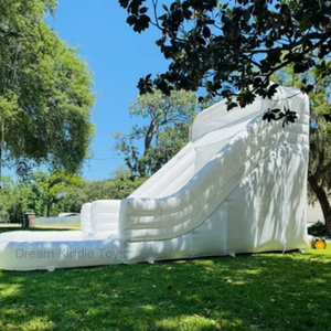 สไลเดอร์เป่าลมสีขาวสำหรับทุกเพศบ้านเด้งเป่าลมปาร์ตี้สำหรับเด็กบ้านเด้งดึ๋งสระว่ายน้ำ - Product Image 5