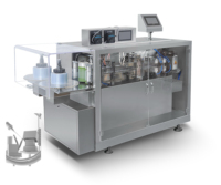 Machine automatique de formage, de remplissage et de scellage d'ampoules en plastique pour le traitement des aliments et des boissons, facile à nettoyer
