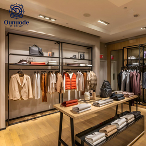 Estantería <span class=keywords><strong>de</strong></span> Exhibición Resistente para Comercios, Estantes <span class=keywords><strong>de</strong></span> Pared, Soporte <span class=keywords><strong>de</strong></span> Isla, Juego Completo Personalizado Ecológico para Tiendas <span class=keywords><strong>de</strong></span> Ropa y Accesorios (Reciclable) - Product Image 1