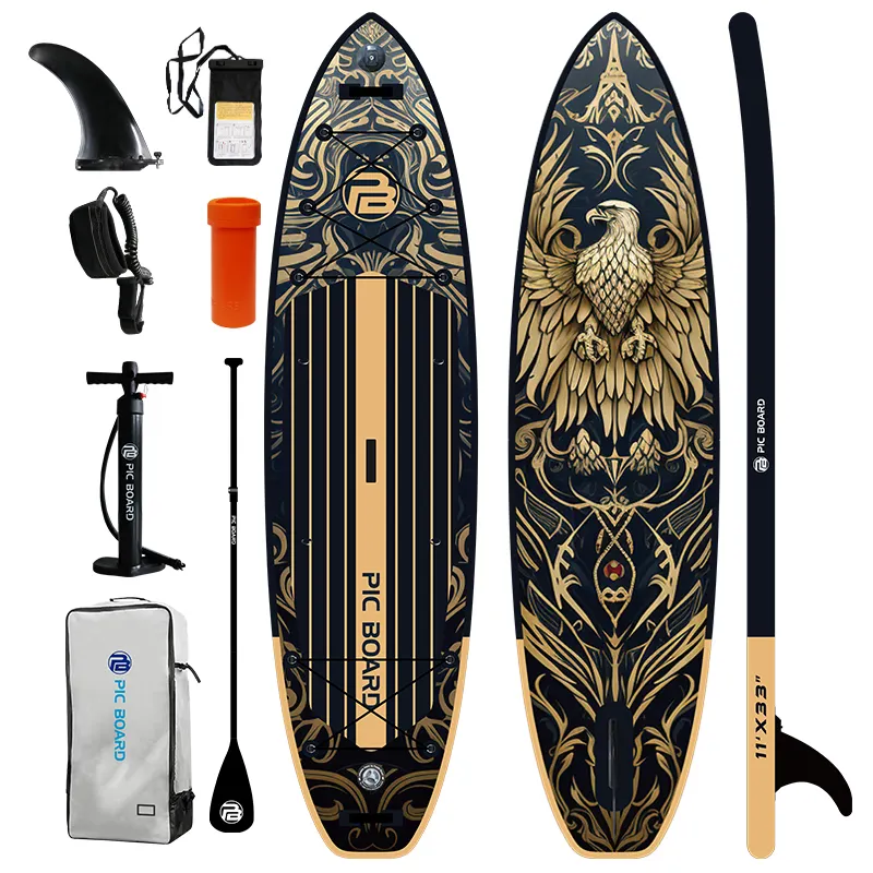Vente en gros de paddleboard de surf, planche à pagaie debout, planche de surf gonflable avec design OEM