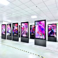 Tótem Publicitario con Soporte Refee, Pantalla LCD para Exteriores de Alto Brillo con Tecnología Antireflejo AG, Reproductor de Señalización Digital