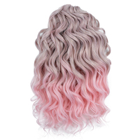 Extensions de cheveux synthétiques ondulés doux Jessica Brazilian Happy Ariel Anna Alica Lily Hawaii Russia Gril Futura Heat