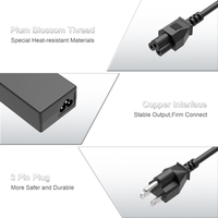 Nouveau chargeur d'ordinateur portable 20V 3.25A 65W pour Lenovo IdeaPad 3 1 Flex 4 5 6 Flex 1470 1480 Chromebook N22 N23 N42 Adaptateur d'alimentation pour ordinateur portable